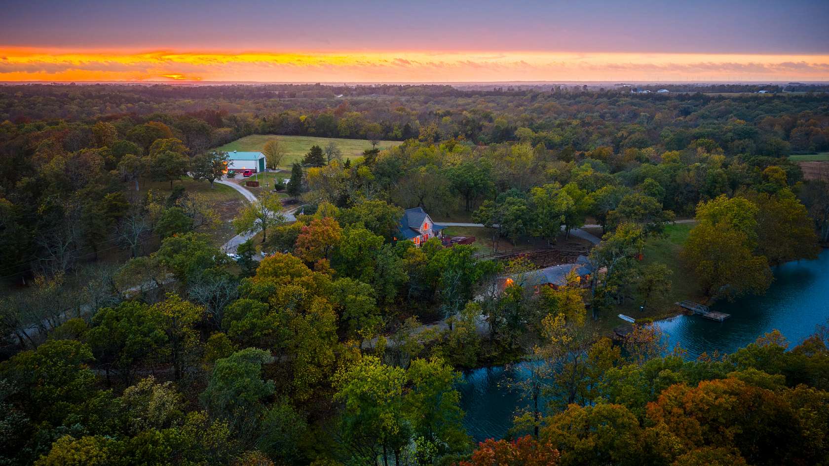 137 Acres of Improved Recreational Land & Farm for Sale in Garnett, Kansas