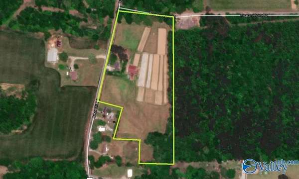 14.7 Acres of Land with Home for Sale in Athens, Alabama