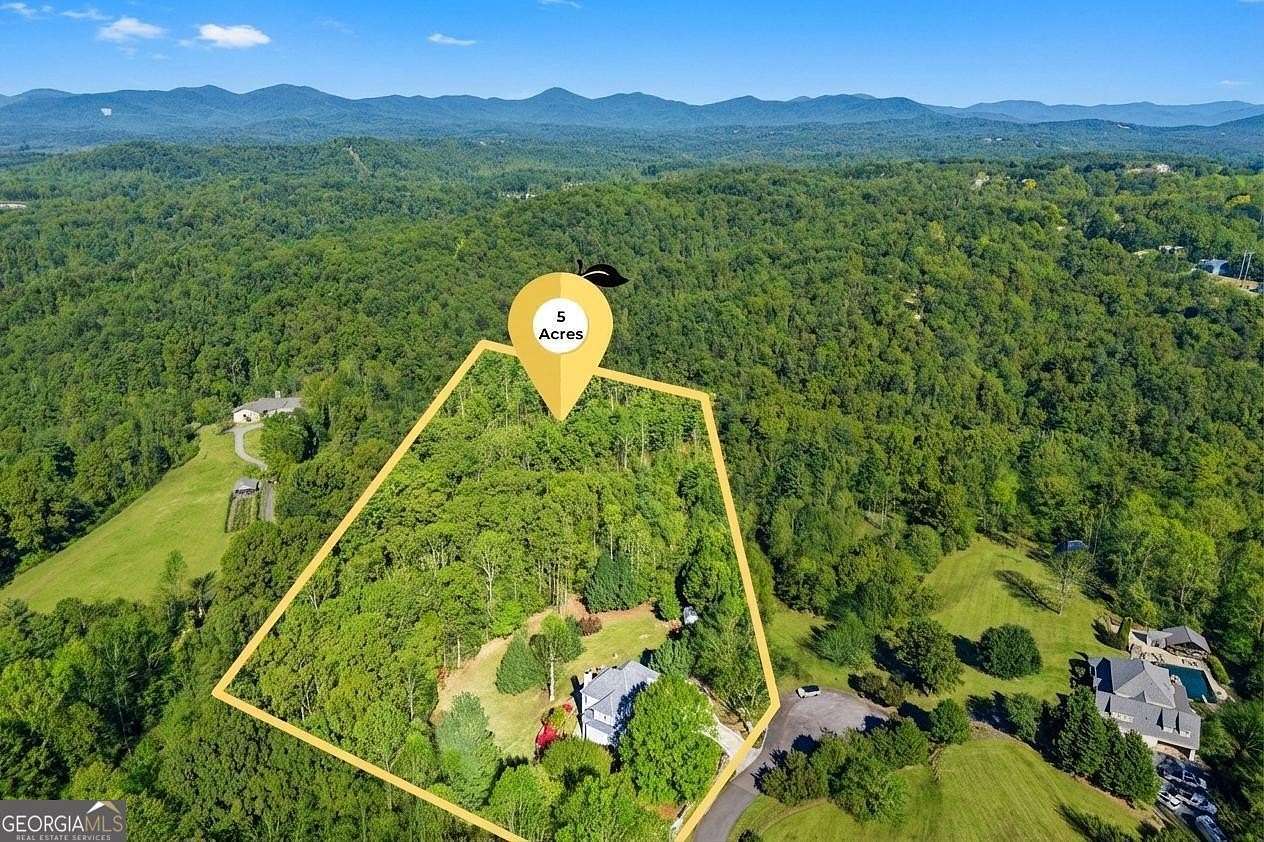 5 Acres of Land with Home for Sale in Dahlonega, Georgia