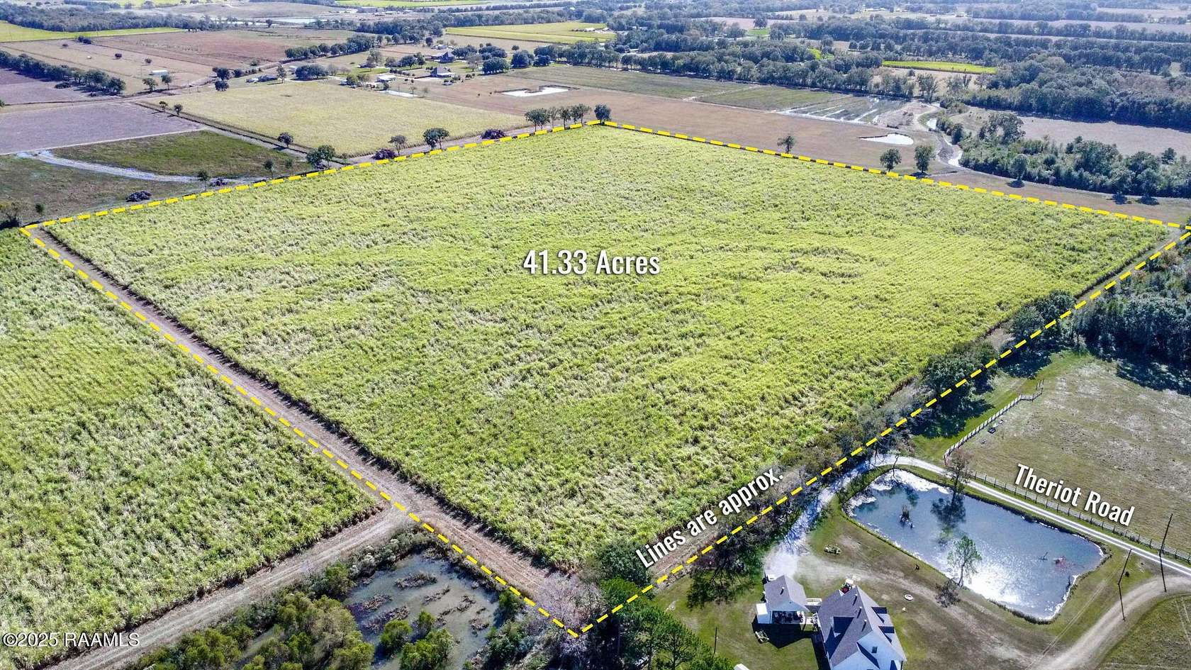 41.3 Acres of Commercial Land for Sale in Maurice, Louisiana