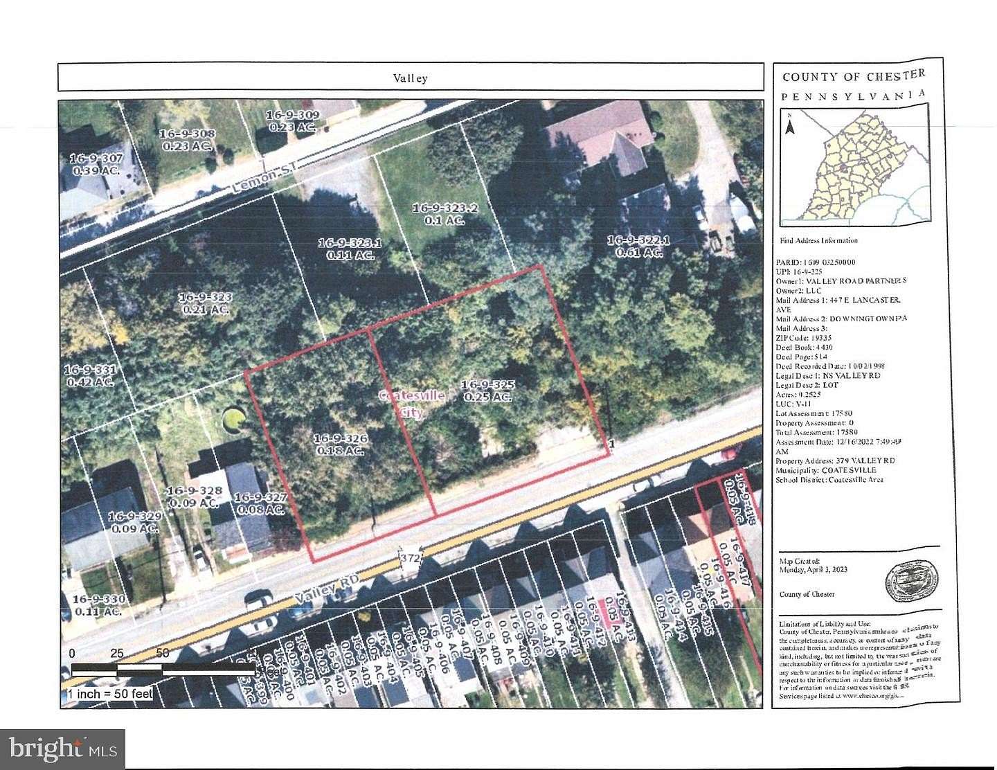 0.43 Acres of Land for Sale in Coatesville, Pennsylvania
