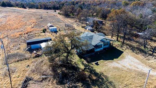 20 Acres of Recreational Land with Home for Sale in Noble, Oklahoma