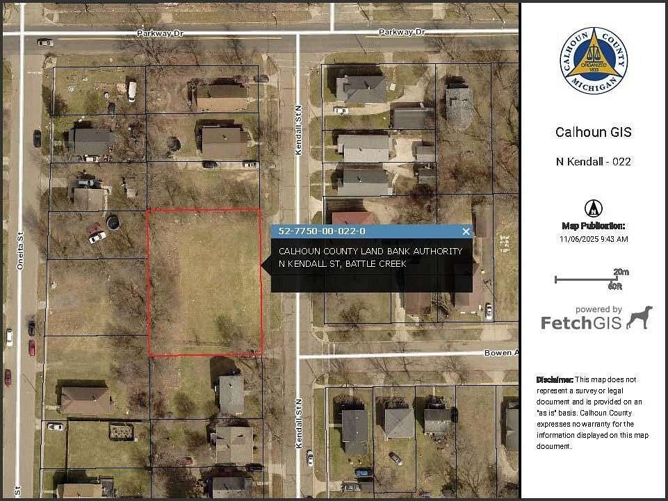 0.41 Acres of Land for Sale in Battle Creek, Michigan