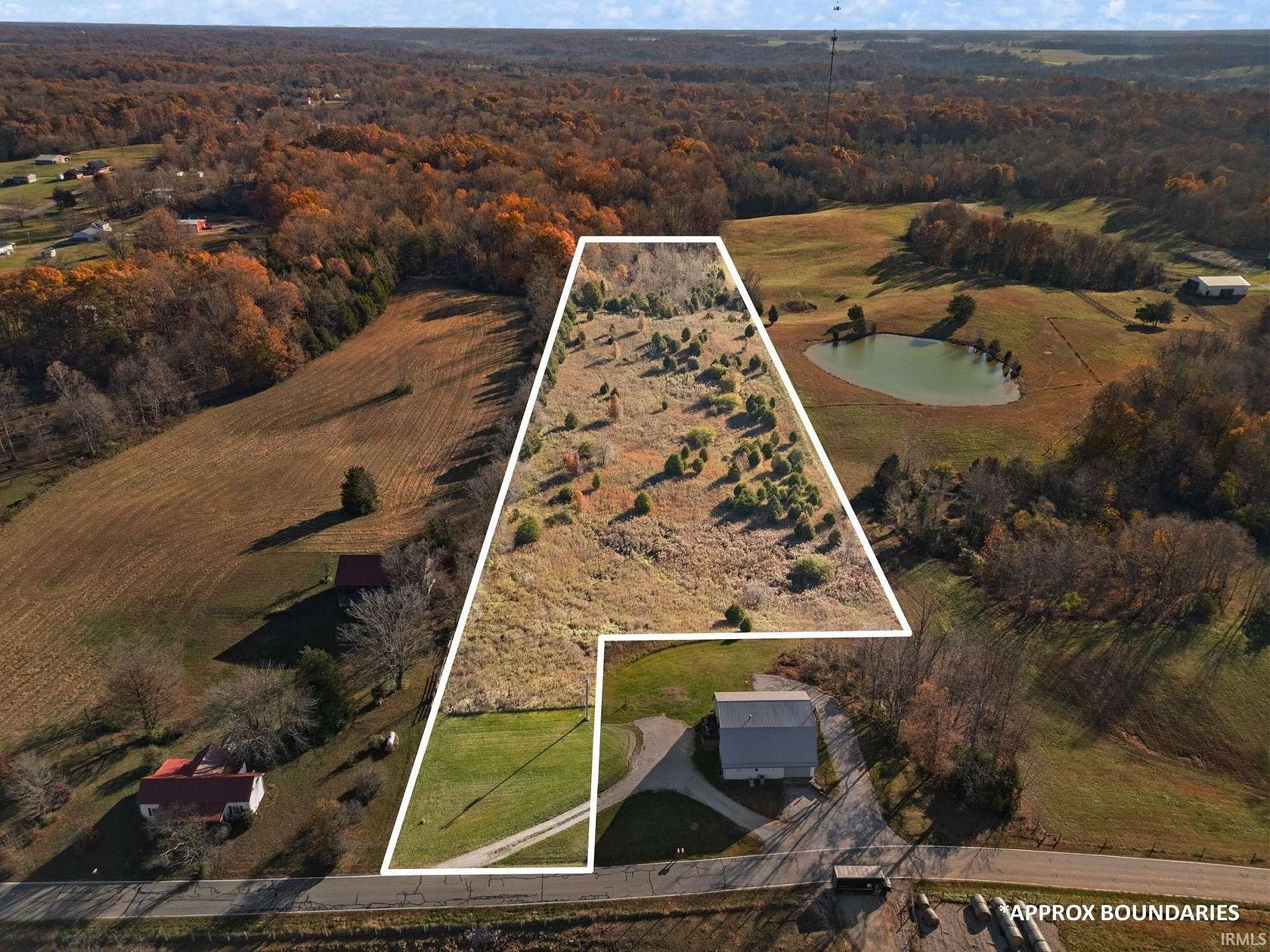 7.4 Acres of Residential Land for Sale in Corydon, Indiana
