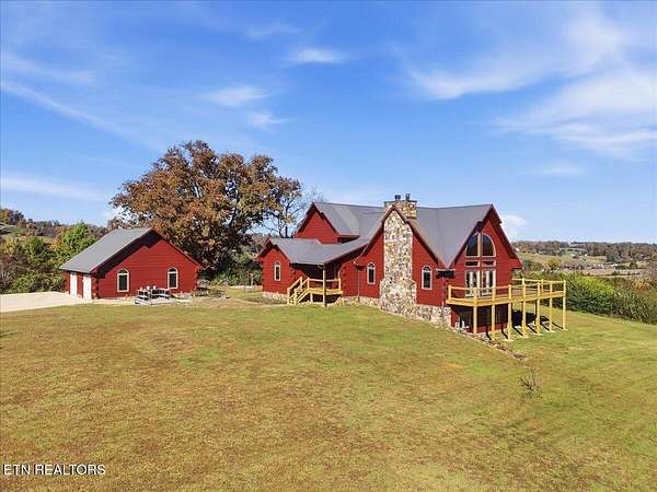 15.1 Acres of Land with Home for Sale in Greenback, Tennessee