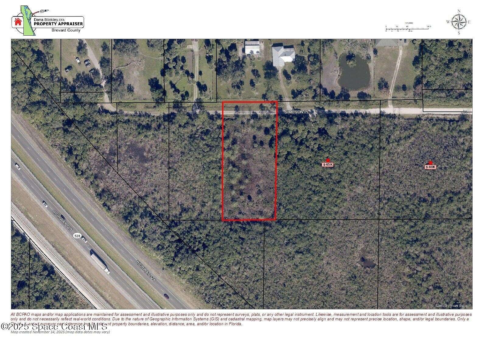 1 Acre of Land for Sale in Cocoa, Florida