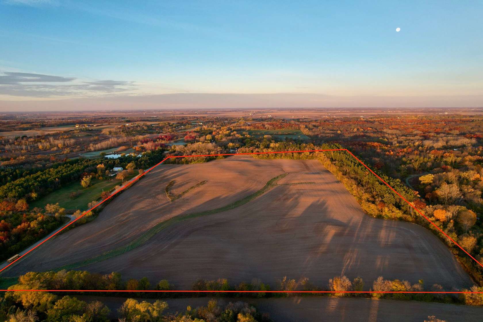 55 Acres of Recreational Land & Farm for Sale in Woodstock, Illinois