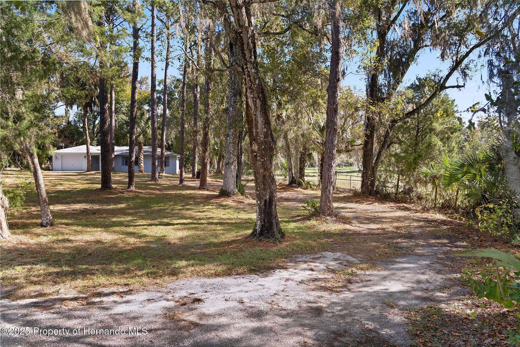 15.6 Acres of Recreational Land with Home for Sale in Brooksville, Florida