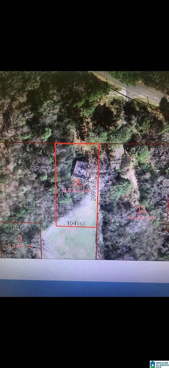 0.5 Acres of Land for Sale in Bessemer, Alabama