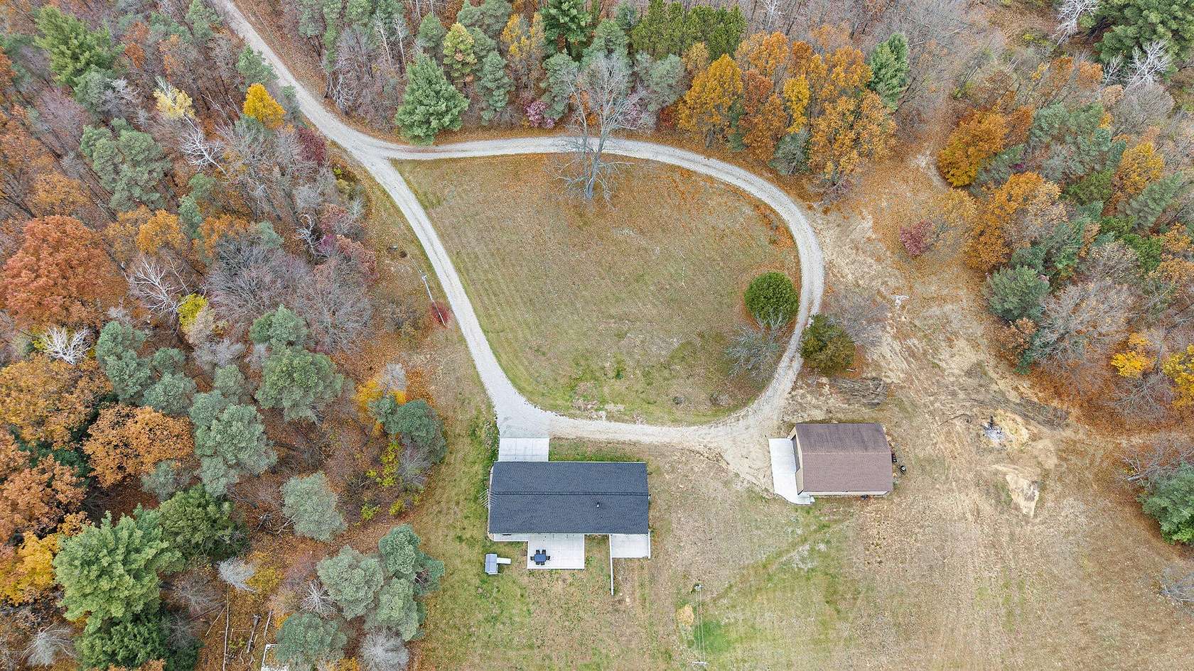 35.8 Acres of Land with Home for Sale in Grant, Michigan