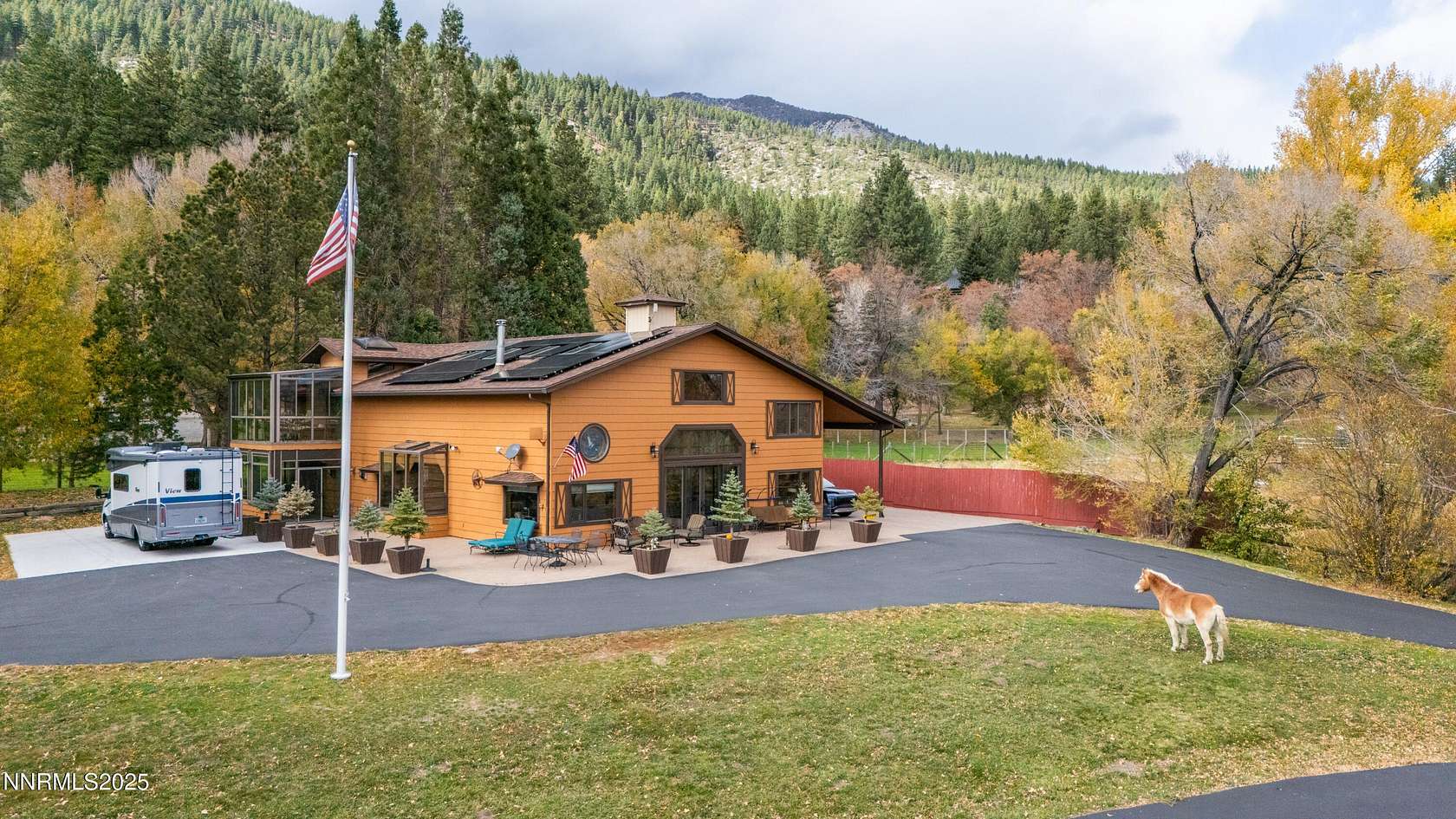 4.55 Acres of Residential Land with Home for Sale in Washoe Valley, Nevada