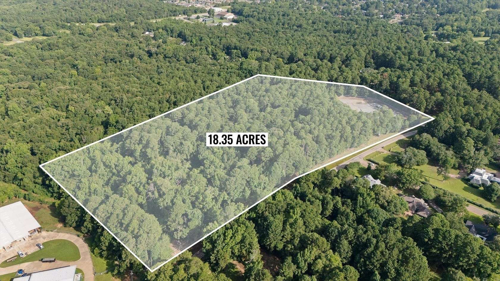 18.4 Acres of Land for Sale in Longview, Texas