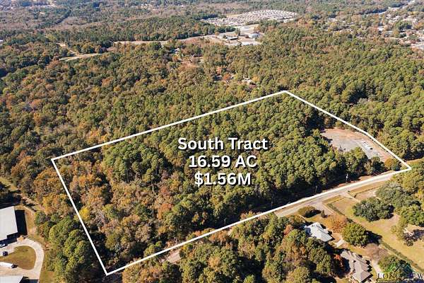 16.6 Acres of Land for Sale in Longview, Texas
