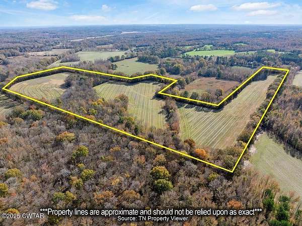 60 Acres of Land with Home for Sale in Huntingdon, Tennessee