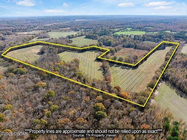 60 Acres of Land with Home for Sale in Huntingdon, Tennessee