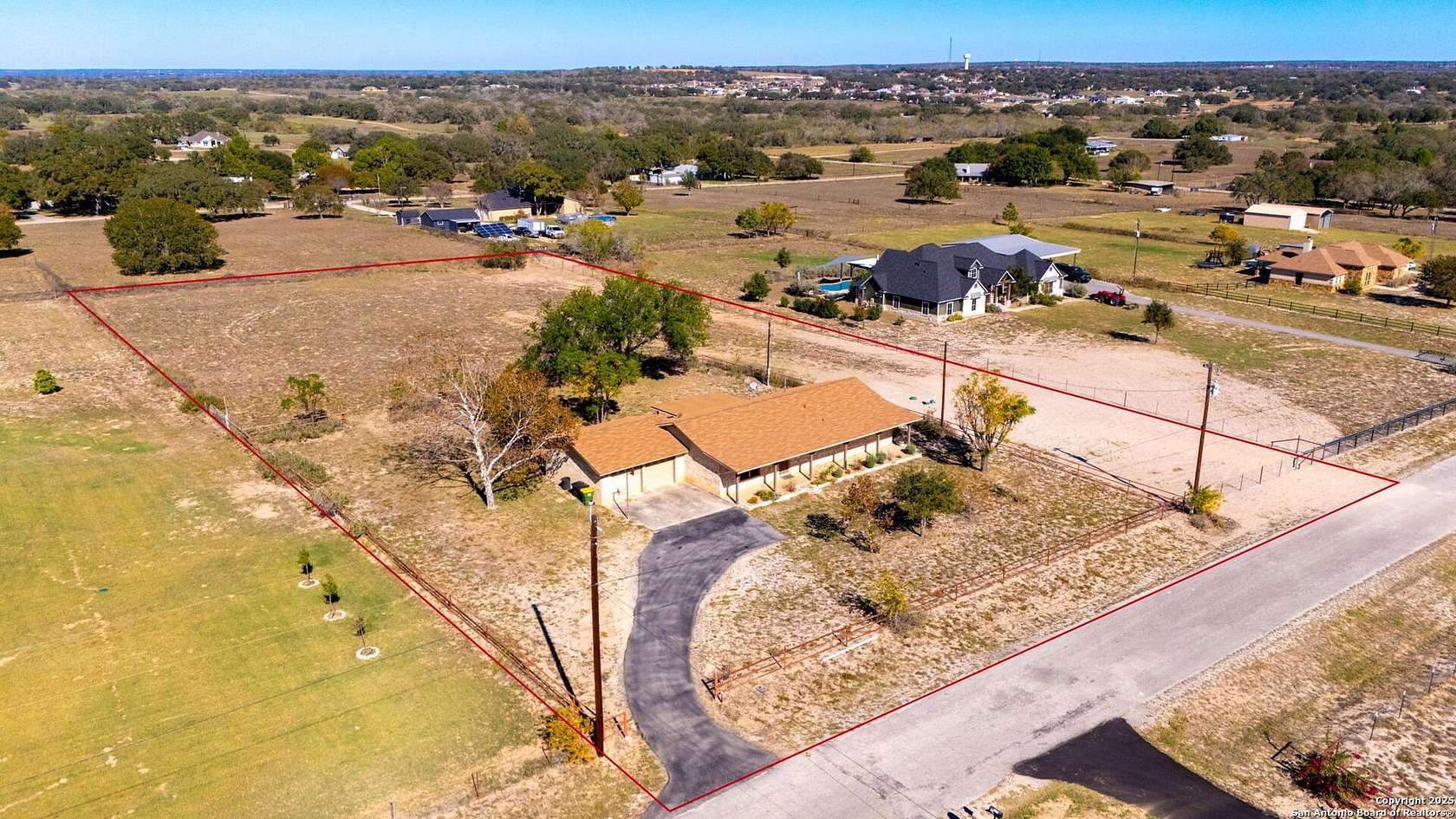 2 Acres of Residential Land with Home for Sale in Adkins, Texas