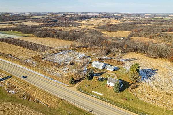 3 Acres of Residential Land with Home for Sale in Browntown, Wisconsin