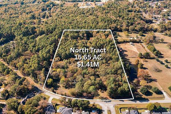15.7 Acres of Land for Sale in Longview, Texas