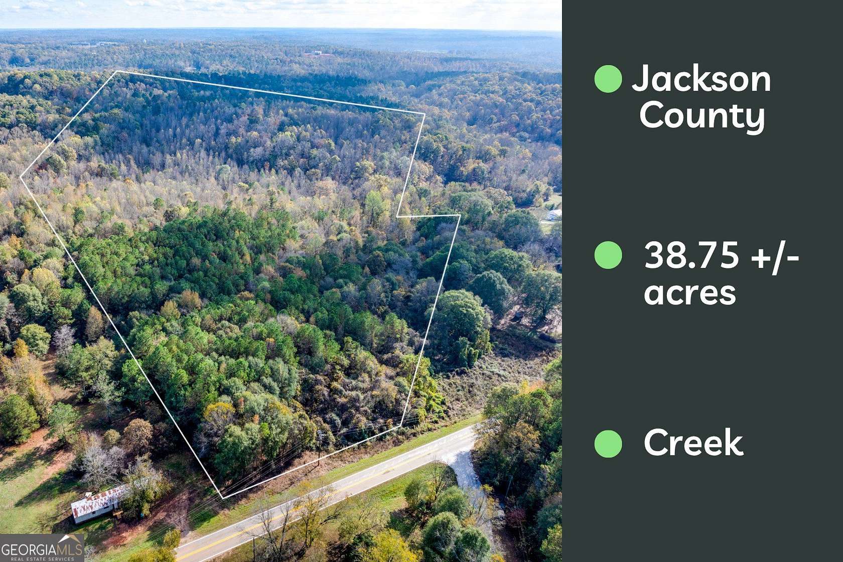 38.8 Acres of Recreational Land for Sale in Commerce, Georgia
