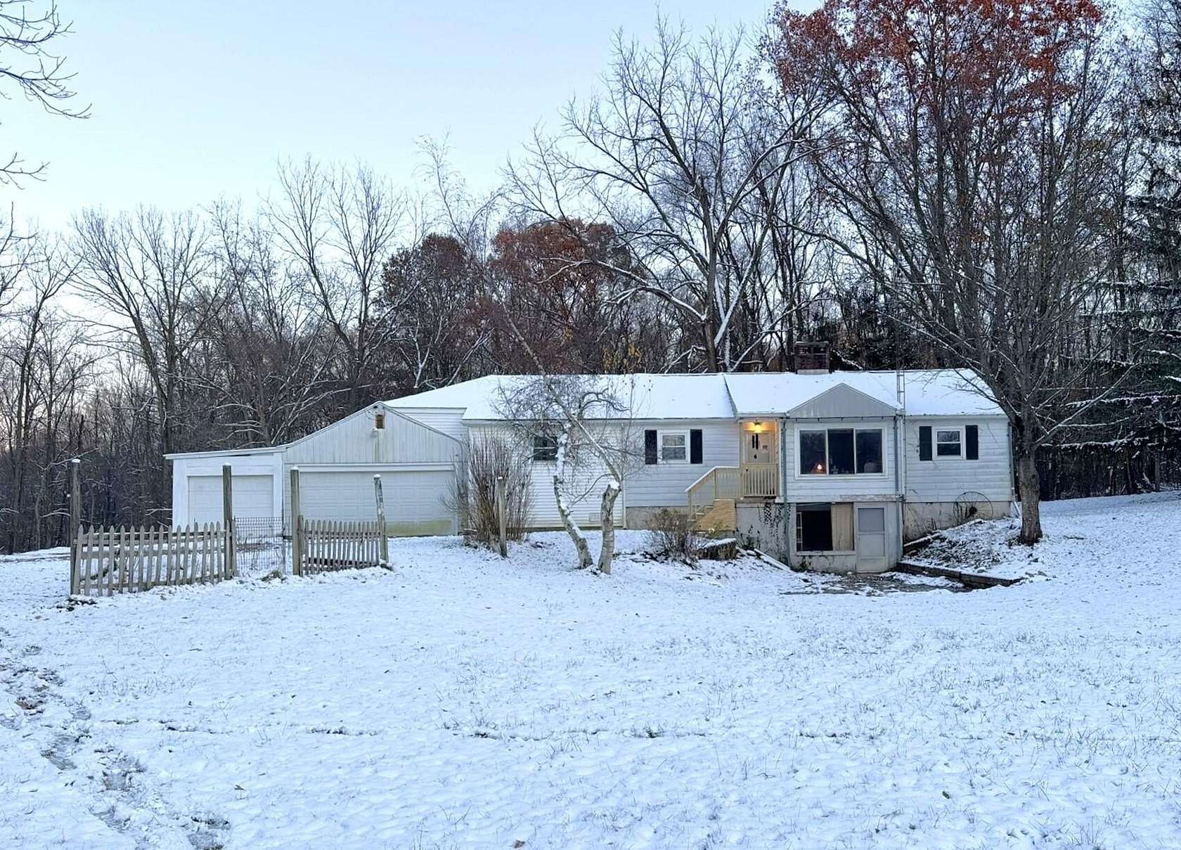 6 Acres of Residential Land with Home for Sale in Parma, Michigan