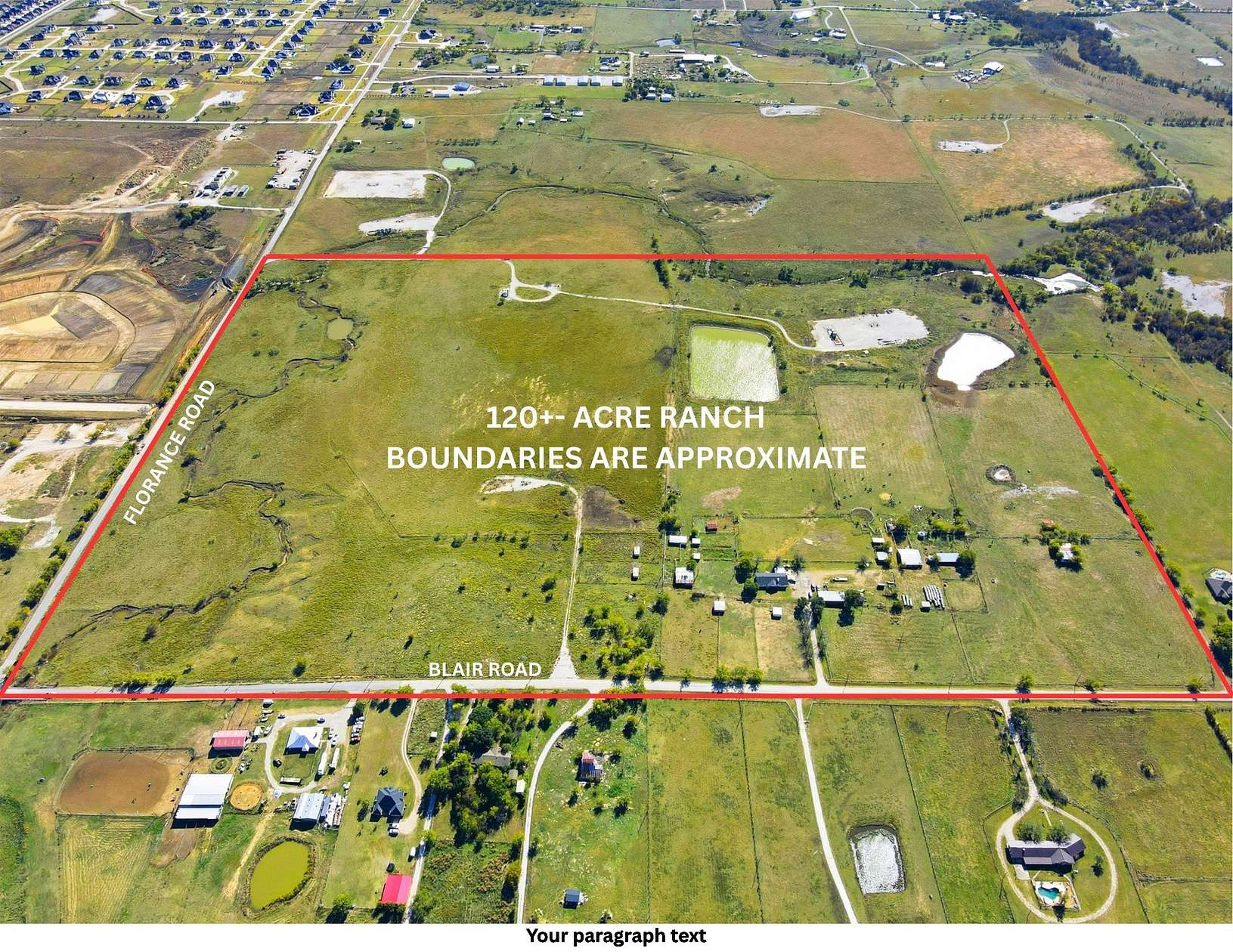 120 Acres of Improved Agricultural Land for Sale in Northlake, Texas