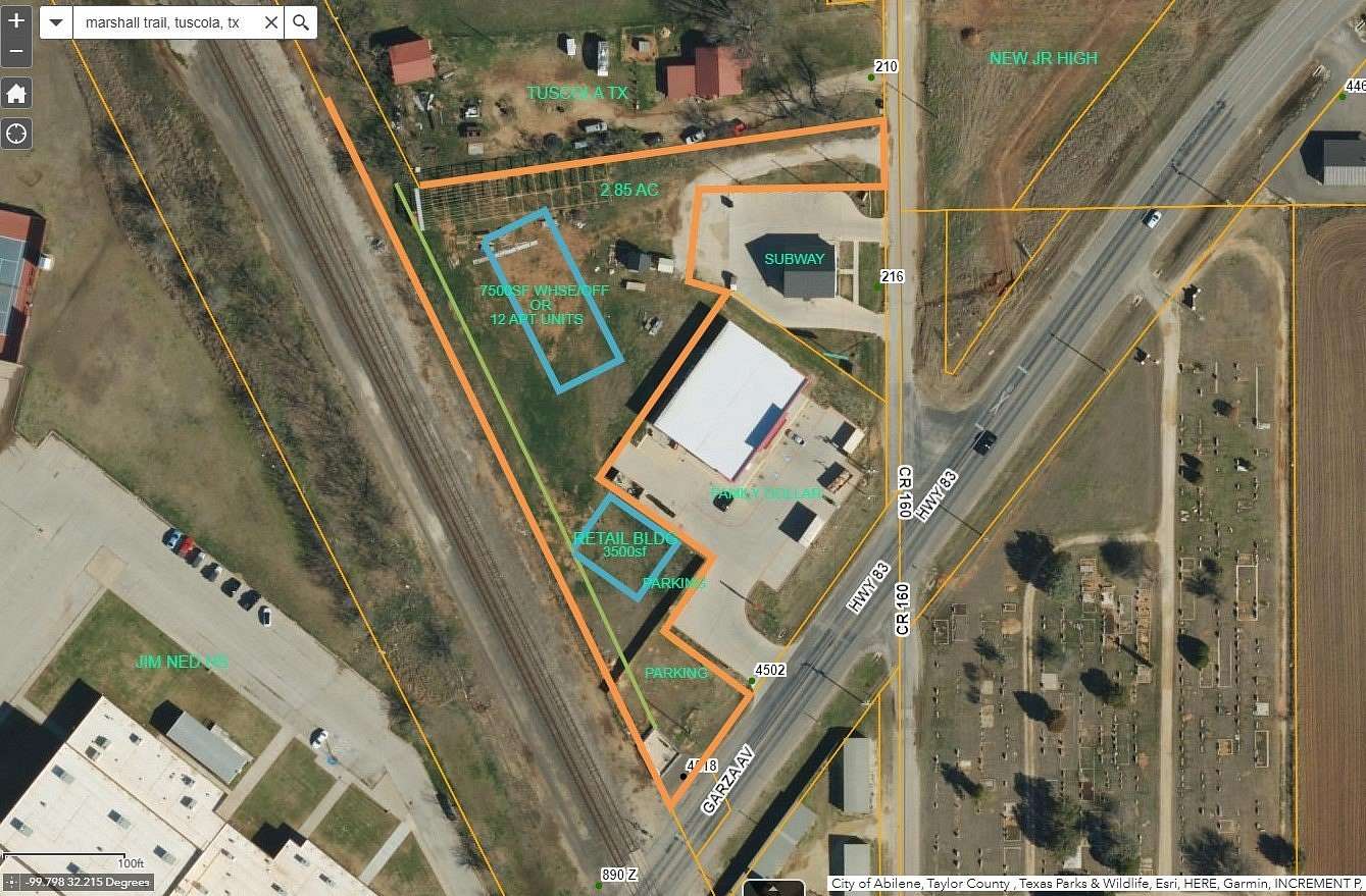 2.86 Acres of Land for Sale in Tuscola, Texas