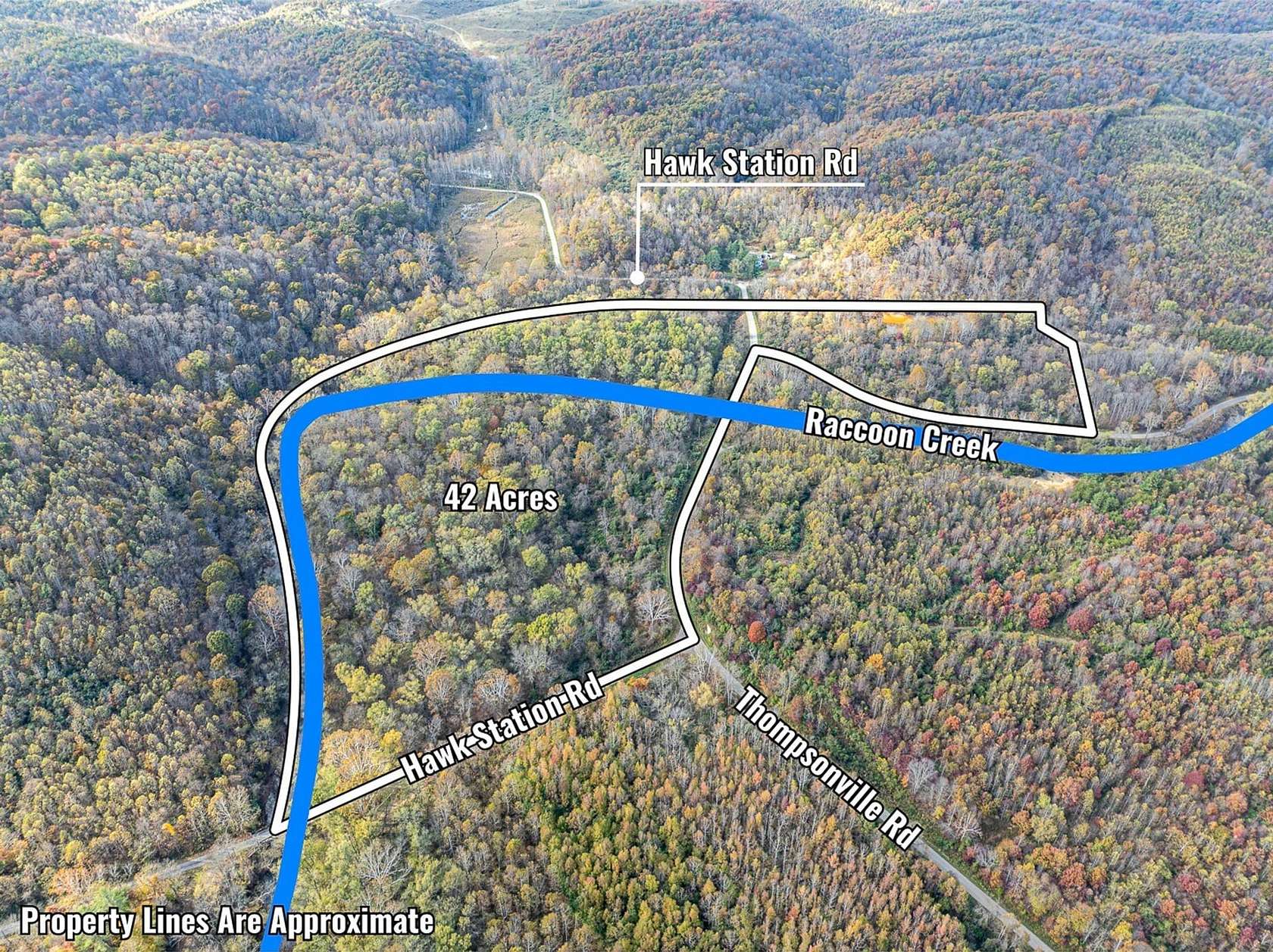 42 Acres of Recreational Land for Sale in Vinton, Ohio