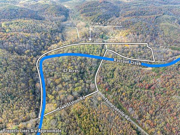 42 Acres of Recreational Land for Sale in Vinton, Ohio