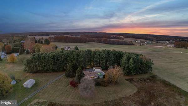 6.9 Acres of Residential Land with Home for Sale in Upperco, Maryland