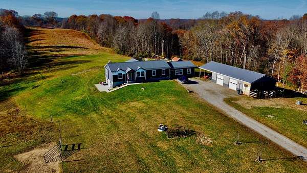 48.8 Acres of Land with Home for Sale in Albany, Ohio