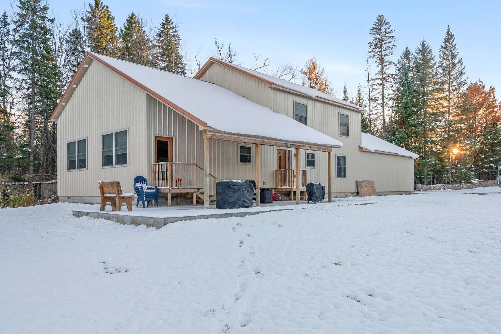 24.2 Acres of Recreational Land with Home for Sale in Wolverine, Michigan