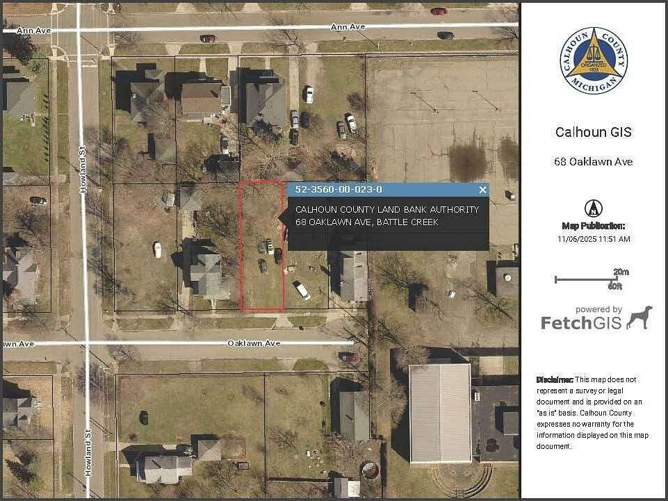 0.13 Acres of Land for Sale in Battle Creek, Michigan