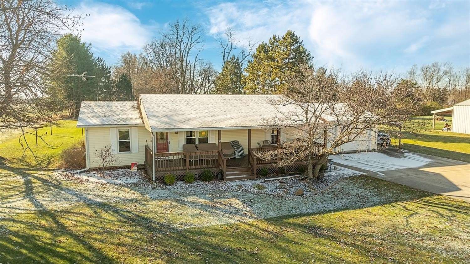 13.4 Acres of Land with Home for Sale in Moores Hill, Indiana