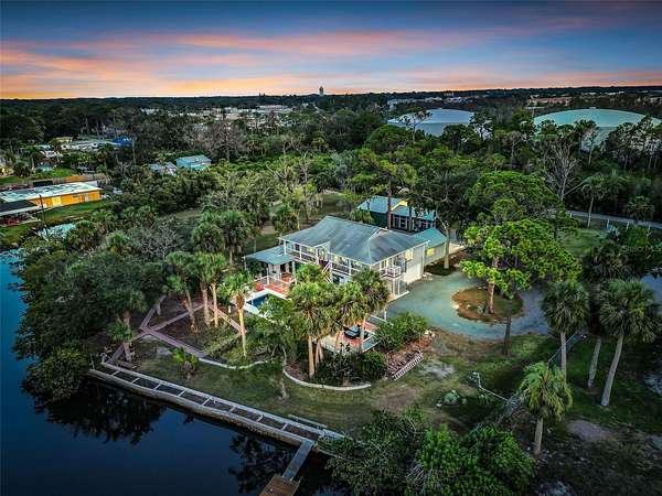 2.3 Acres of Residential Land with Home for Sale in New Port Richey, Florida