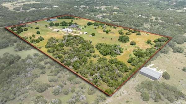 24.2 Acres of Recreational Land with Home for Sale in Glen Rose, Texas