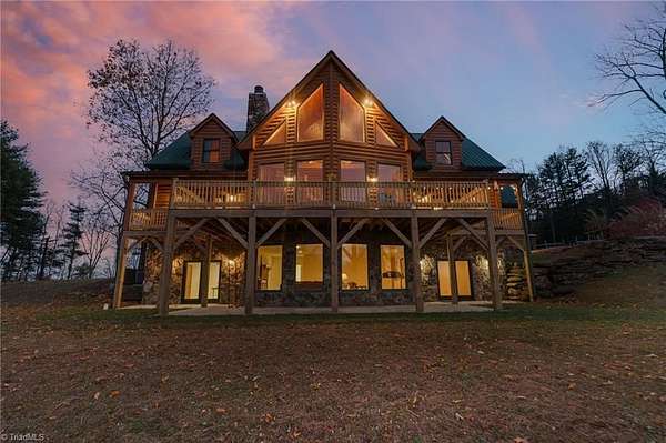 8.75 Acres of Land with Home for Sale in Moravian Falls, North Carolina