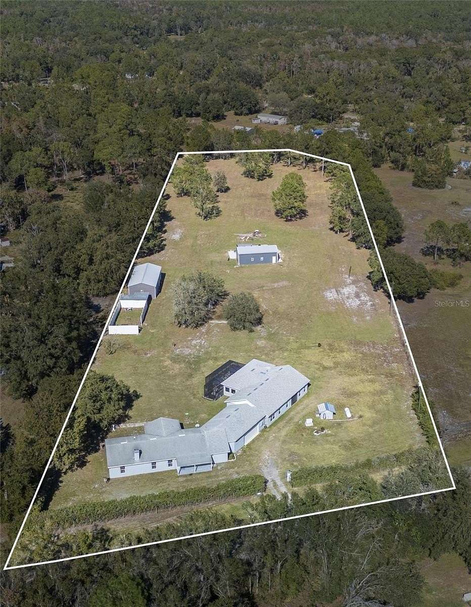 5.16 Acres of Residential Land with Home for Sale in Lakeland, Florida