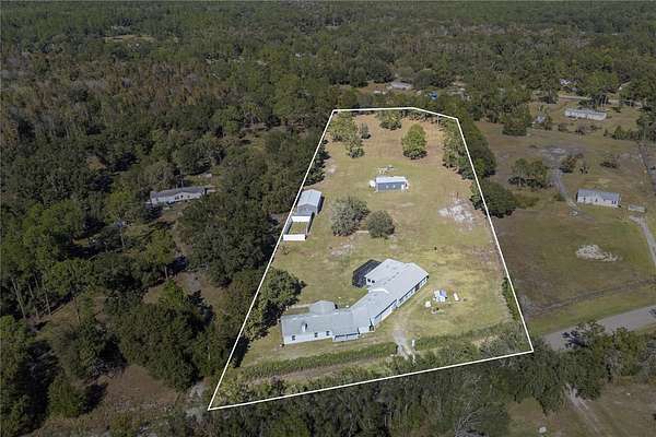 5.16 Acres of Residential Land with Home for Sale in Lakeland, Florida