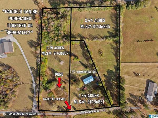 2.44 Acres of Residential Land for Sale in Ashville, Alabama
