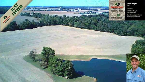 20.3 Acres of Agricultural Land for Sale in Olney, Illinois