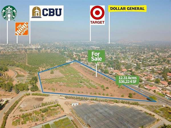 12.3 Acres of Land for Sale in Riverside, California