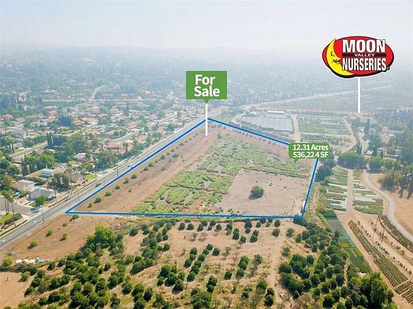 12.3 Acres of Land for Sale in Riverside, California