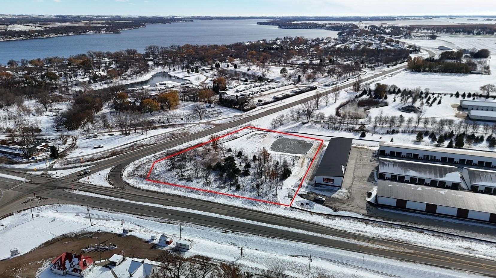 2 Acres of Commercial Land for Sale in Spirit Lake, Iowa