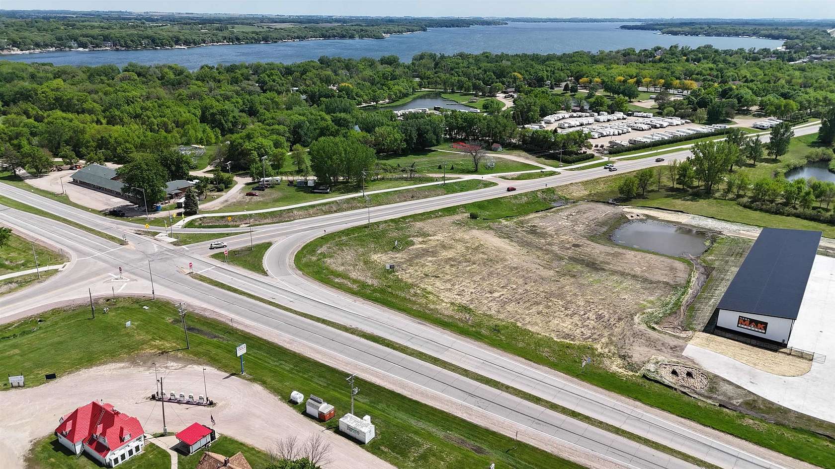 2 Acres of Commercial Land for Sale in Spirit Lake, Iowa