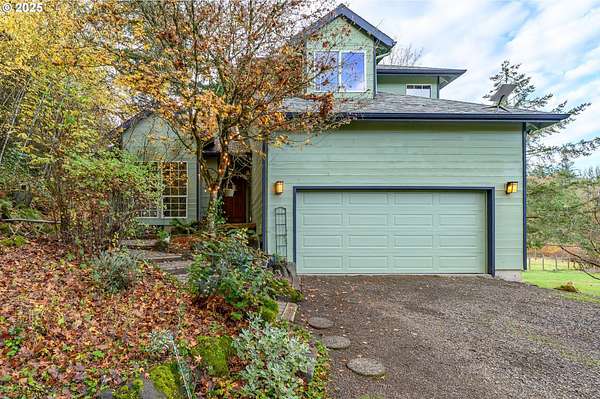 5.79 Acres of Land with Home for Sale in Gaston, Oregon