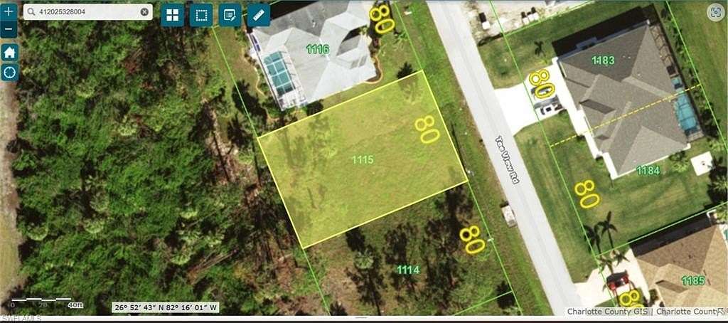 0.22 Acres of Residential Land for Sale in Rotonda West, Florida