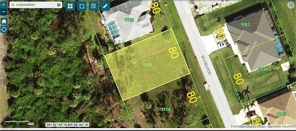 0.22 Acres of Residential Land for Sale in Rotonda West, Florida