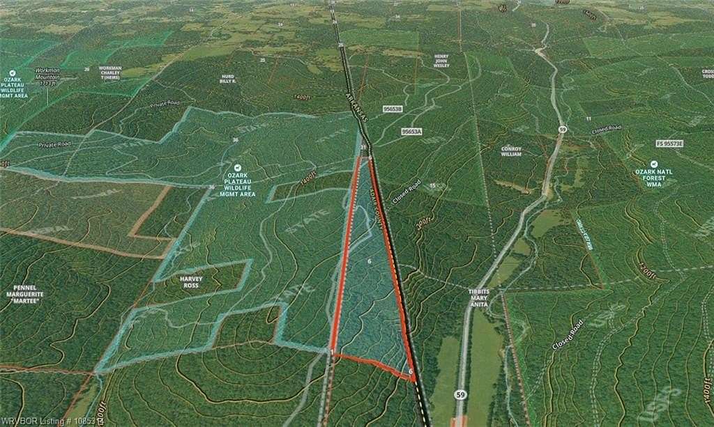 56.1 Acres of Recreational Land for Sale in Stilwell, Oklahoma