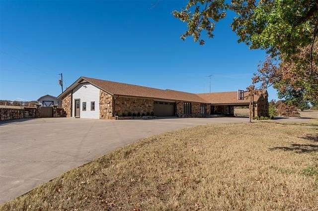 217 Acres of Agricultural Land with Home for Sale in Mannford, Oklahoma