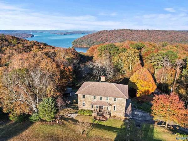 3.4 Acres of Residential Land with Home for Sale in Guntersville, Alabama